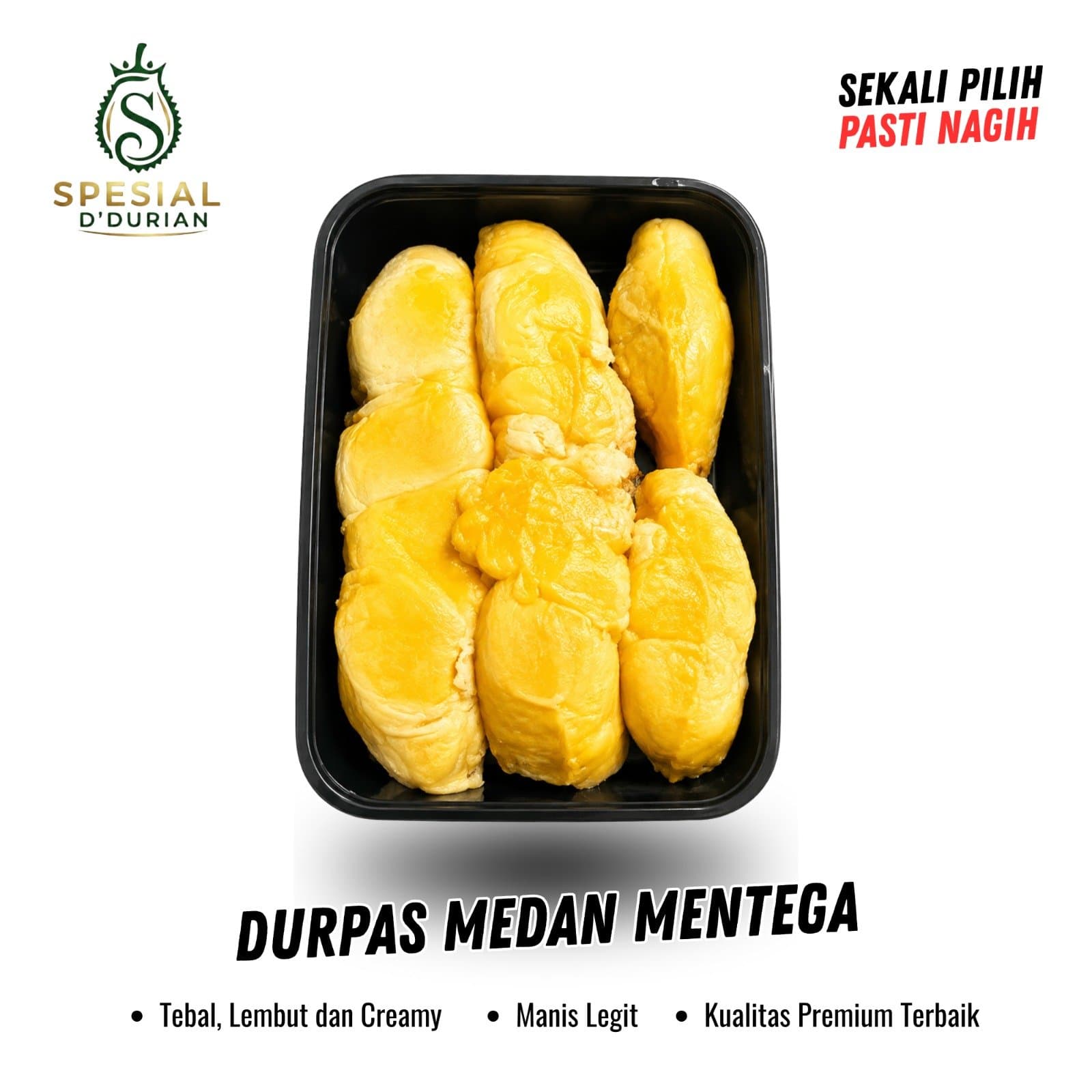 Durian Kupas Medan Mentega